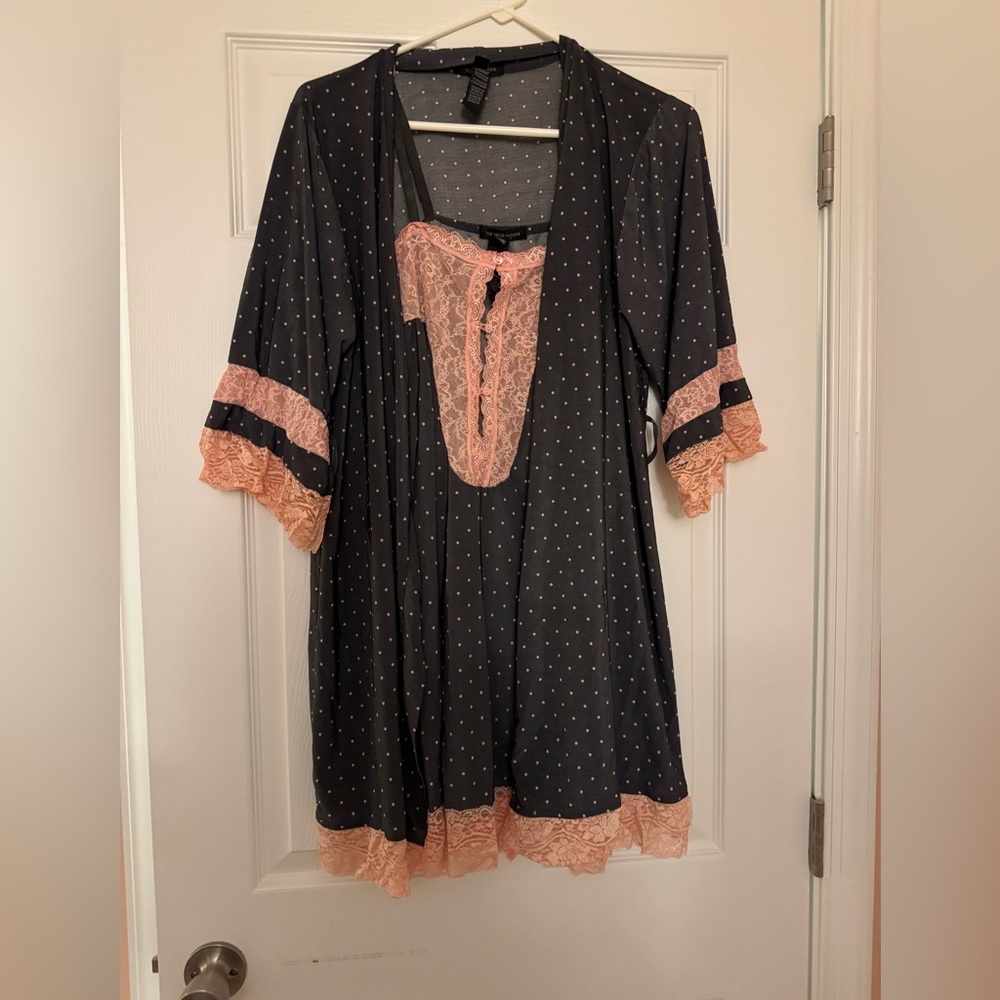 Nanette Lepore night gown and robe size medium